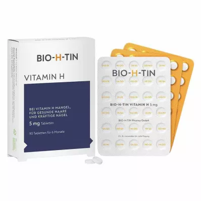 BIO-H-TIN Vitamin H 5 mg für 6 Monate Tabletten, 90 St BIO-H-TIN Vitamin H 5 mg für 6 Monate Tabletten, 90 St