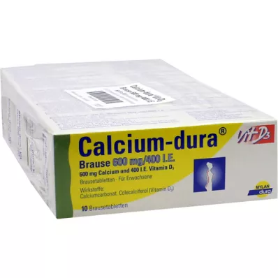 CALCIUM DURA Vit D3 Brause 600 mg/400 I.E., 50 St