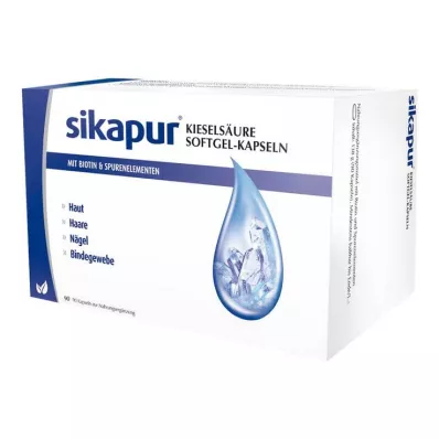 SIKAPUR Kieselsäure Softgel-Kapseln mit Biotin, 90 St