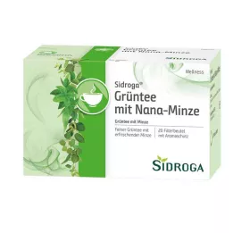 SIDROGA Wellness Grüntee m. Nana-Minze Filterb., 20X1.5 g