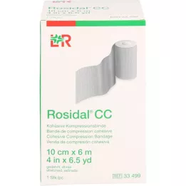 ROSIDAL CC kohäsive Kompressionsbinde 10 cmx6 m, 1 St