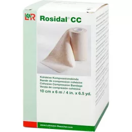 ROSIDAL CC kohäsive Kompressionsbinde 10 cmx6 m, 1 St