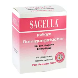 SAGELLA poligyn Reinigunstücher f.die Intimpflege, 10 St