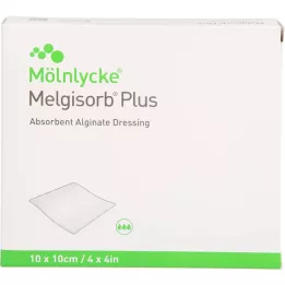 MELGISORB Plus Alginat Verband 10x10 cm steril, 10 St