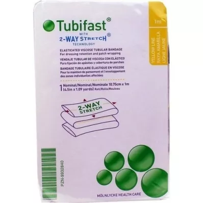 TUBIFAST 2-Way Stretch 10,75 cmx1 m gelb, 1 St