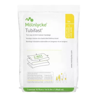TUBIFAST 2-Way Stretch 10,75 cmx1 m gelb, 1 St