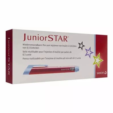 JUNIORSTAR Injektionsgerät rot, 1 St