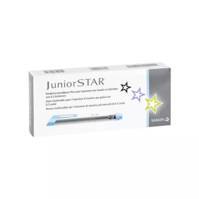 JUNIORSTAR Injektionsgerät silber, 1 St JUNIORSTAR Injektionsgerät silber, 1 St