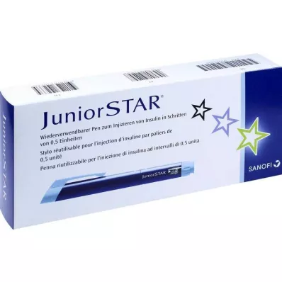 JUNIORSTAR Injektionsgerät blau, 1 St JUNIORSTAR Injektionsgerät blau, 1 St