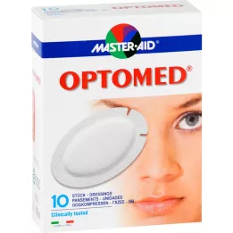OPTOMED Augenkompressen steril selbstklebend, 10 St