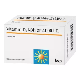 VITAMIN D3 KÖHLER 2.000 I.E. Kapseln, 120 St