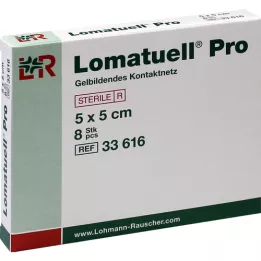LOMATUELL Pro 5x5 cm steril, 8 St