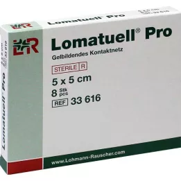 LOMATUELL Pro 5x5 cm steril, 8 St
