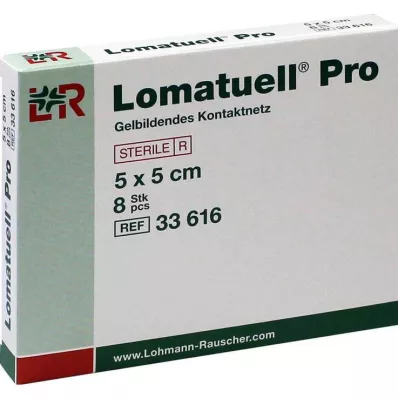 Lomatuell Pro 5x5 cm steril, 8 St