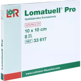 LOMATUELL Pro 10x10 cm steril, 8 St