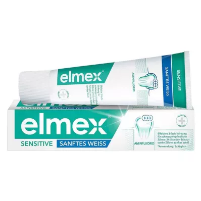 Elmex Sensitive Sanftes Weiss Zahnpasta, 75 ml