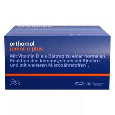 ORTHOMOL Junior C plus Kautablette Waldfrucht, 30 St