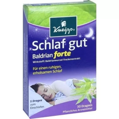 KNEIPP Schlaf gut Baldrian forte überz.Tabl., 30 St