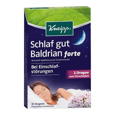 KNEIPP Schlaf gut Baldrian forte überz.Tabl., 30 St
