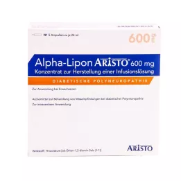 ALPHA LIPON Aristo 600 mg Konz.z.Herst.e.Inf.-Lsg., 5X24 ml