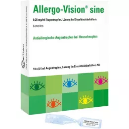 ALLERGO-VISION sine 0,25 mg/ml AT im Einzeldo.beh., 10X0.4 ml