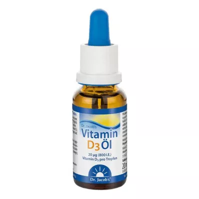 VITAMIN D3 ÖL Dr.Jacobs Tropfen, 20 ml