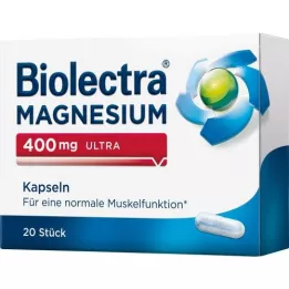 BIOLECTRA Magnesium 400 mg ultra Kapseln, 20 St