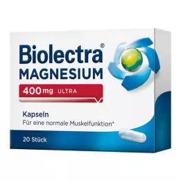BIOLECTRA Magnesium 400 mg ultra Kapseln, 20 St