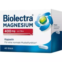BIOLECTRA Magnesium 400 mg ultra Kapseln, 40 St