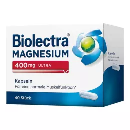 BIOLECTRA Magnesium 400 mg ultra Kapseln, 40 St