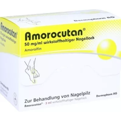 AMOROCUTAN 50 mg/ml wirkstoffhaltiger Nagellack, 3 ml