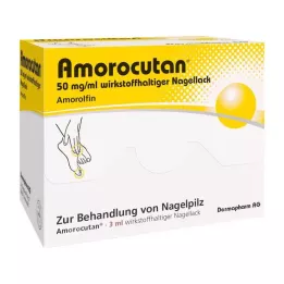 AMOROCUTAN 50 mg/ml wirkstoffhaltiger Nagellack, 3 ml
