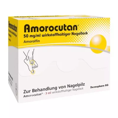 AMOROCUTAN 50 mg/ml wirkstoffhaltiger Nagellack, 3 ml