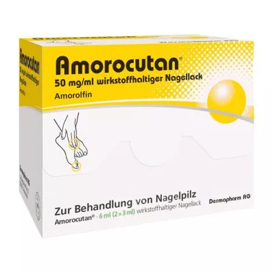 AMOROCUTAN 50 mg/ml wirkstoffhaltiger Nagellack, 6 ml