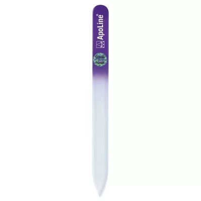 APOLINE Nagelfeile Glas 14 cm lila, 1 St