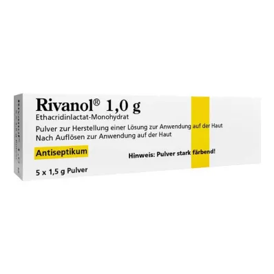 RIVANOL 1,0 g Pulver, 5 St