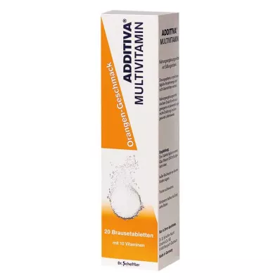 ADDITIVA Multivit.Orange R Brausetabletten, 20 St
