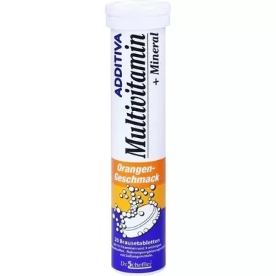 ADDITIVA Multivit.+Mineral Orange R Brausetabl., 20 St