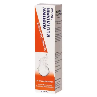 ADDITIVA Multivit.+Mineral Orange R Brausetabl., 20 St
