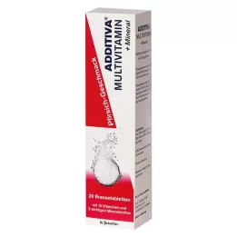 ADDITIVA Multivit.+Mineral Pfirsich R Brausetabl., 20 St