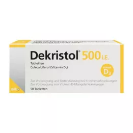 DEKRISTOL 500 I.E. Tabletten, 50 St