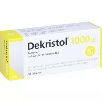 DEKRISTOL 1.000 I.E. Tabletten, 50 St