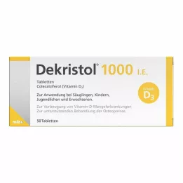 DEKRISTOL 1.000 I.E. Tabletten, 50 St