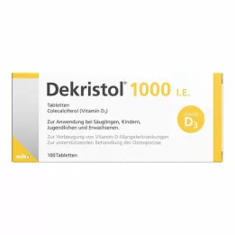 DEKRISTOL 1.000 I.E. Tabletten, 100 St