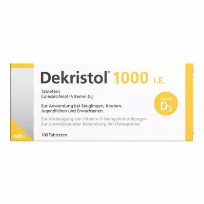 DEKRISTOL 1.000 I.E. Tabletten, 100 St