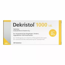 DEKRISTOL 1.000 I.E. Tabletten, 200 St