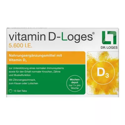 VITAMIN D-LOGES 5.600 I.E. Wochendepot Kautabl., 15 St