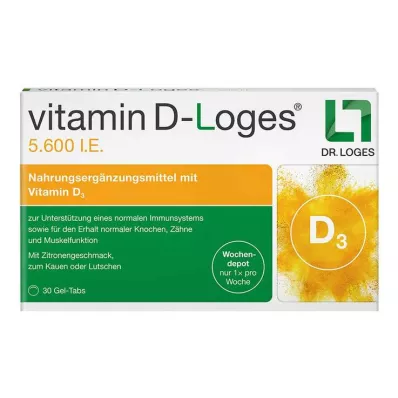Vitamin D-Loges 5.600 I.E. Kautabletten, 30 St