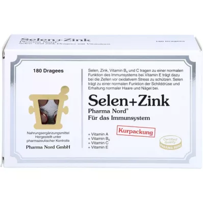 SELEN+ZINK Pharma Nord Dragees, 180 St