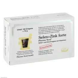 SELEN+ZINK Pharma Nord Dragees, 180 St